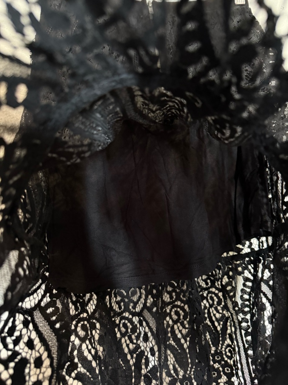 Free People | Black Lace Midi Skirt - 0 - Picture 5 of 6